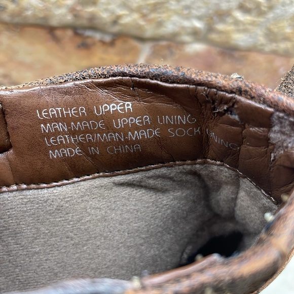 Earth Women’s Boots Shoes Montana Sandstone Zipper Heels Leather Brown Size 9 B - Picture 10 of 16